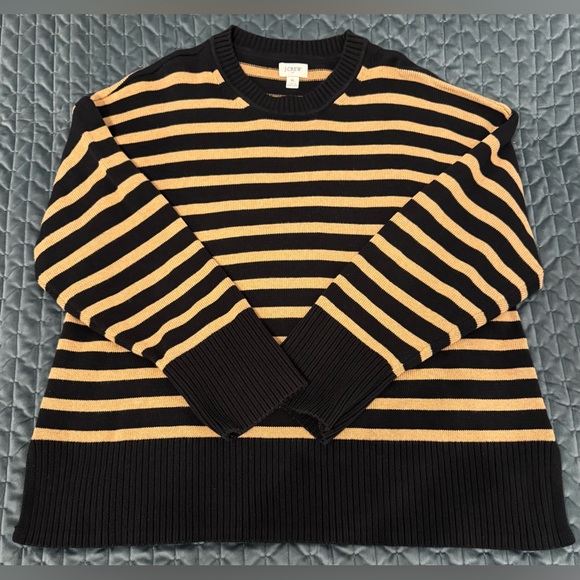 EUC J.Crew Factory Striped Sweater (XL) - Picture 3 of 8